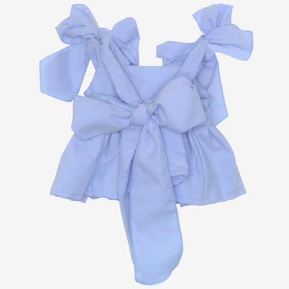 Top bleu oxford