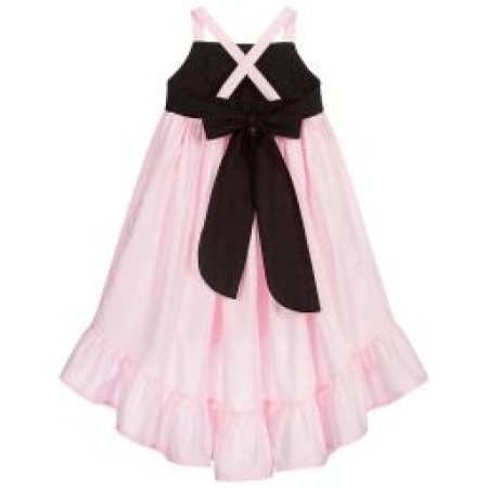 Pink and black dress with bow Pink and black dress with bow