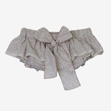Beige leopard bloomer Beige leopard bloomer