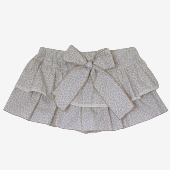 Beige leopard skort Beige leopard skort