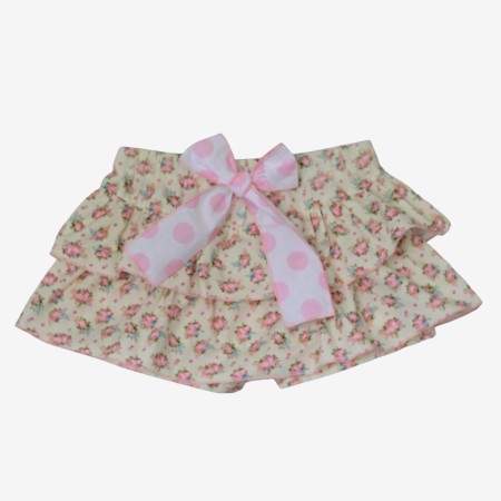 Yellow Flowers frill skirt Yellow Flowers frill skirt