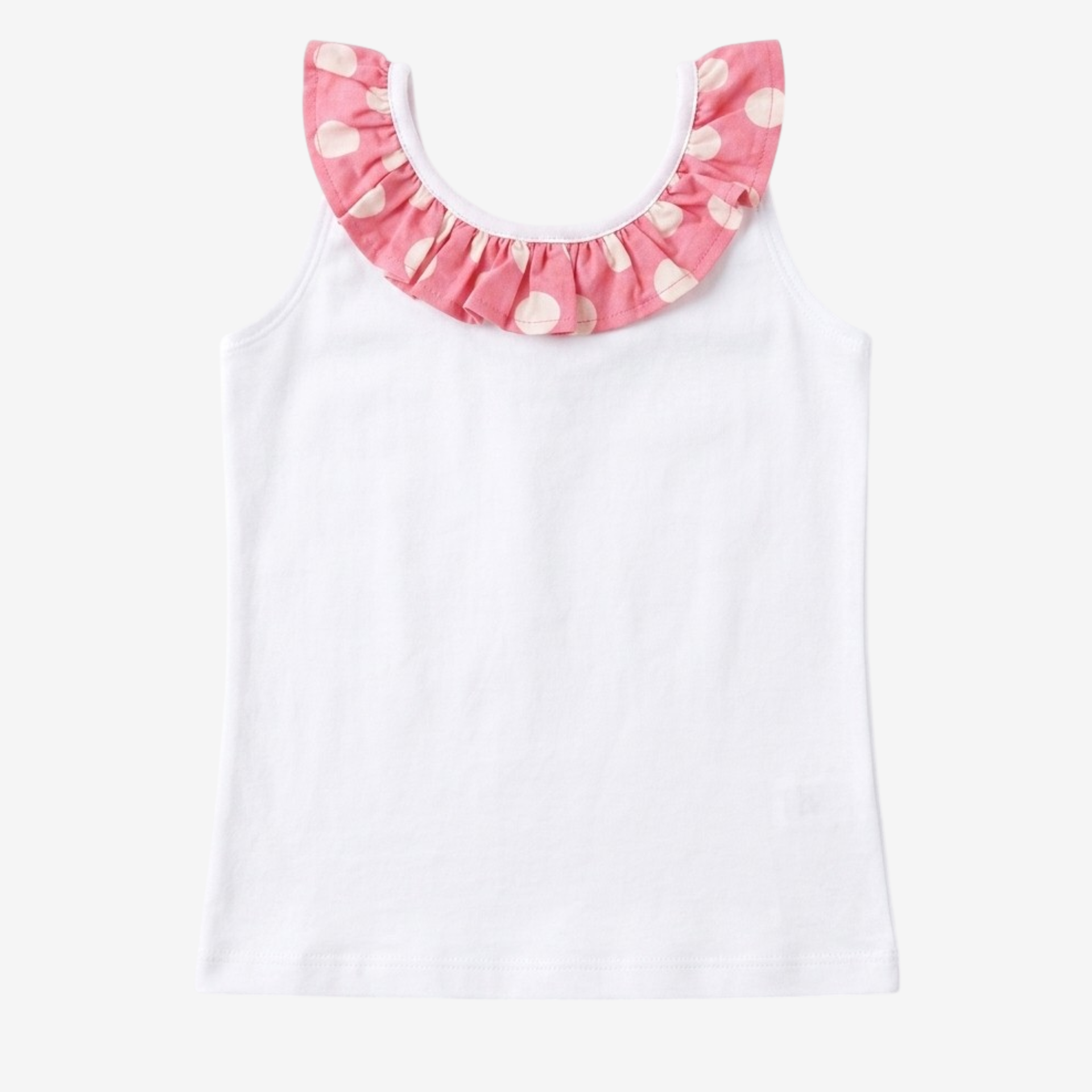 Coral dots Back bow T-shirt