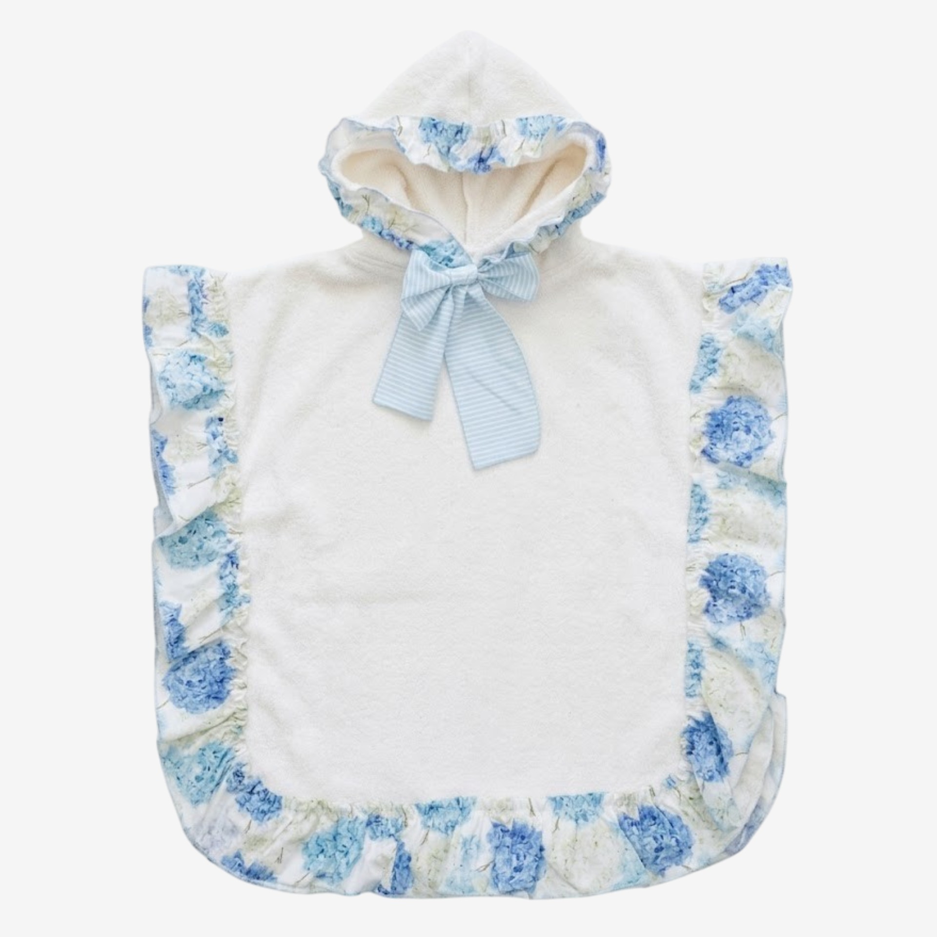Pink hydrangeas beach poncho