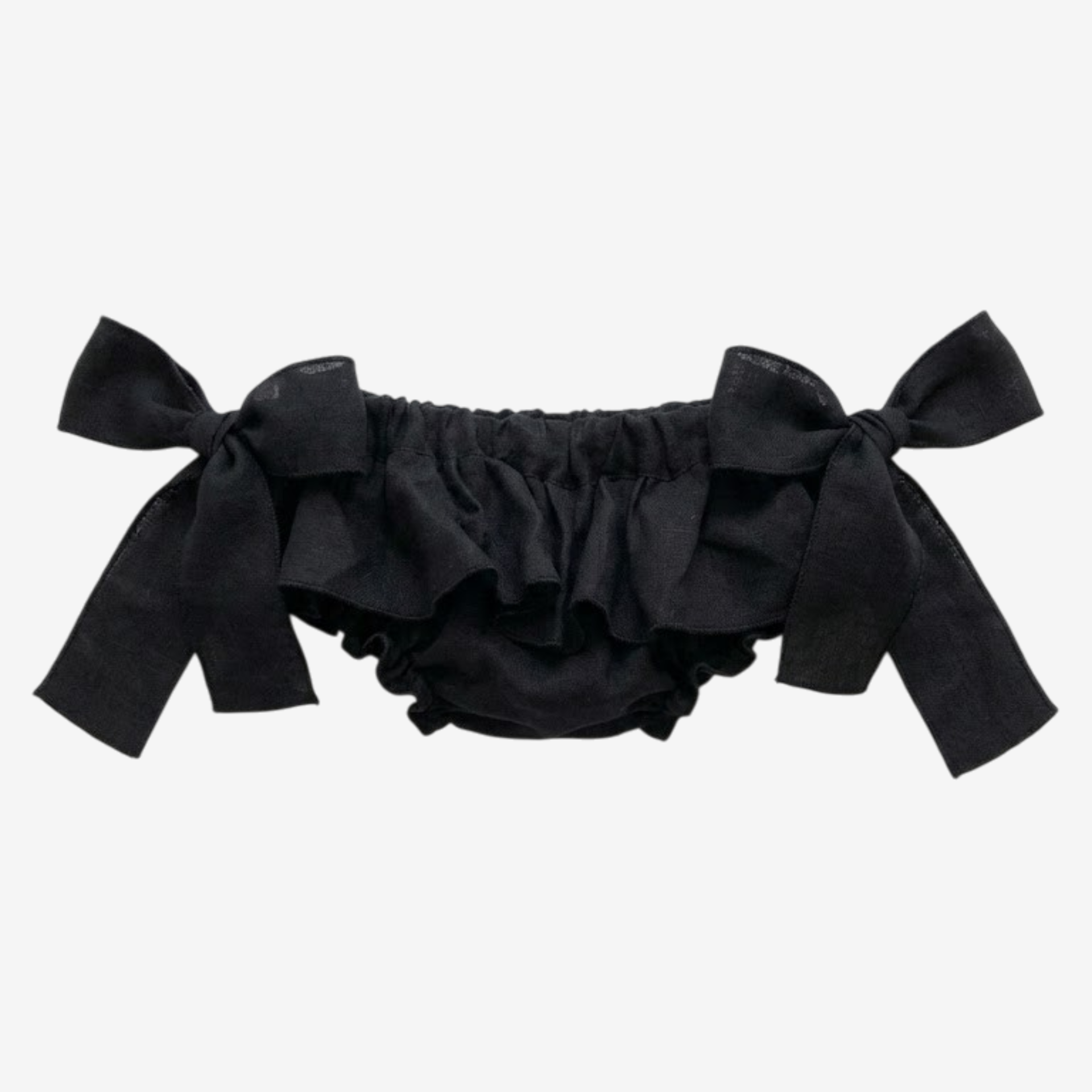 Black Linen Bloomer