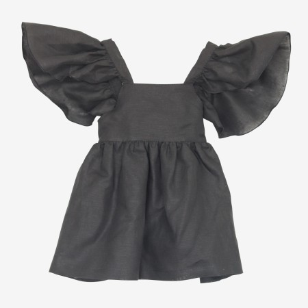Black linen dress Black linen dress