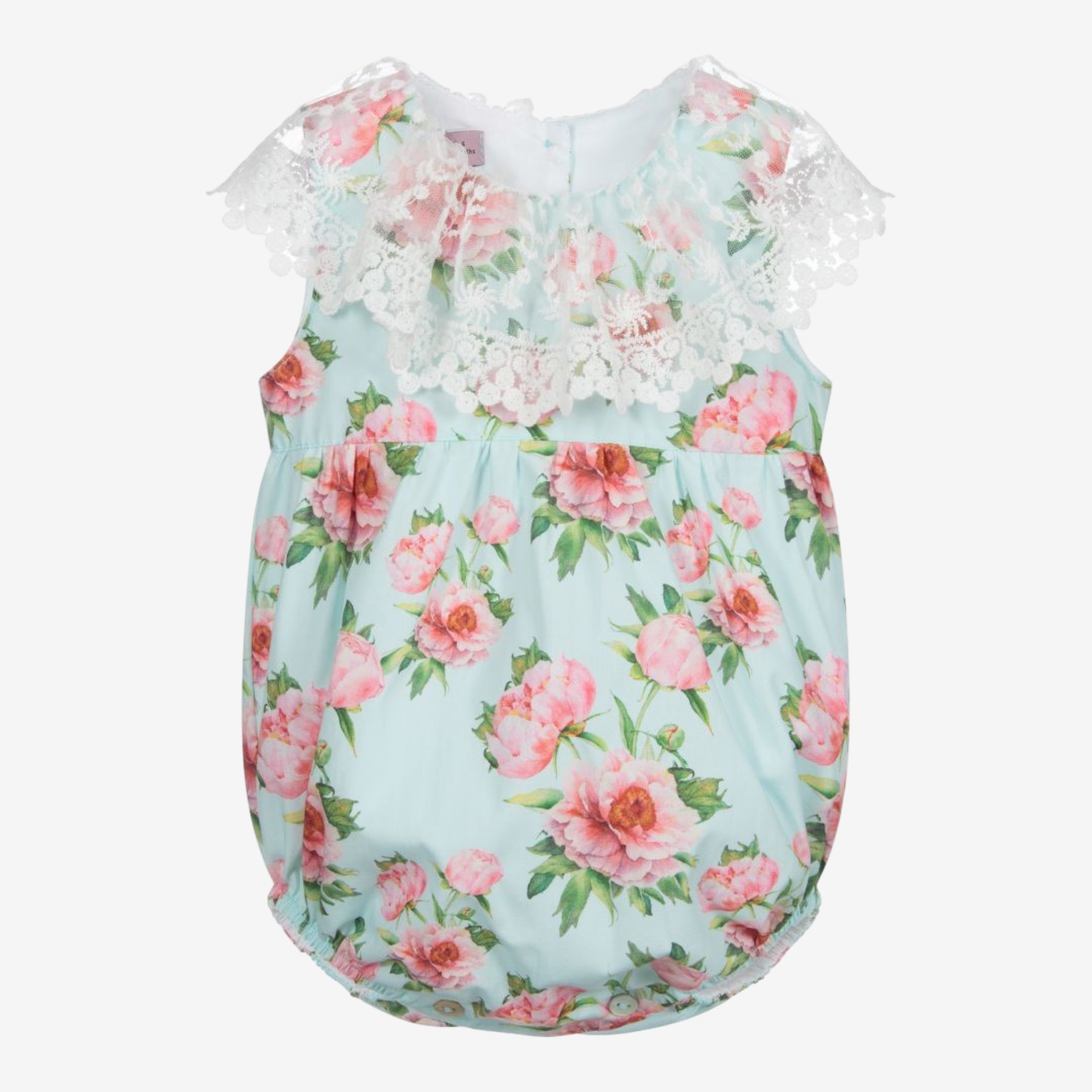 Menthe duveteuse avec des pivoines roses