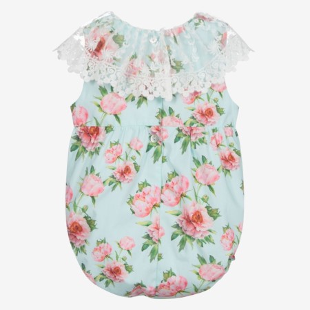 Fluffy mint with pink peonies