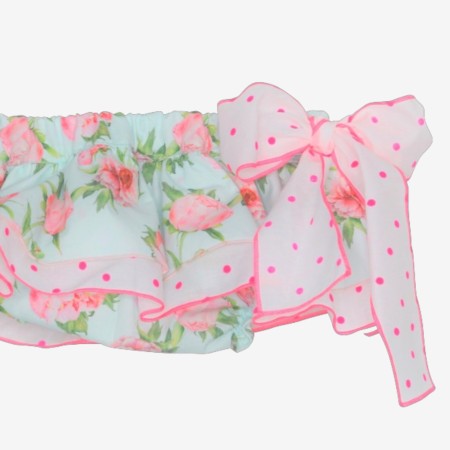 Pink peonies bloomer two ruffles Pink peonies bloomer two ruffles