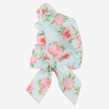 Pink peony bonnet Pink peony bonnet