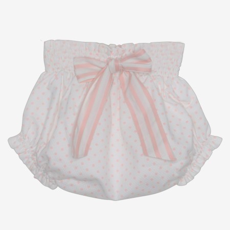 Ivory with pink dots knicker