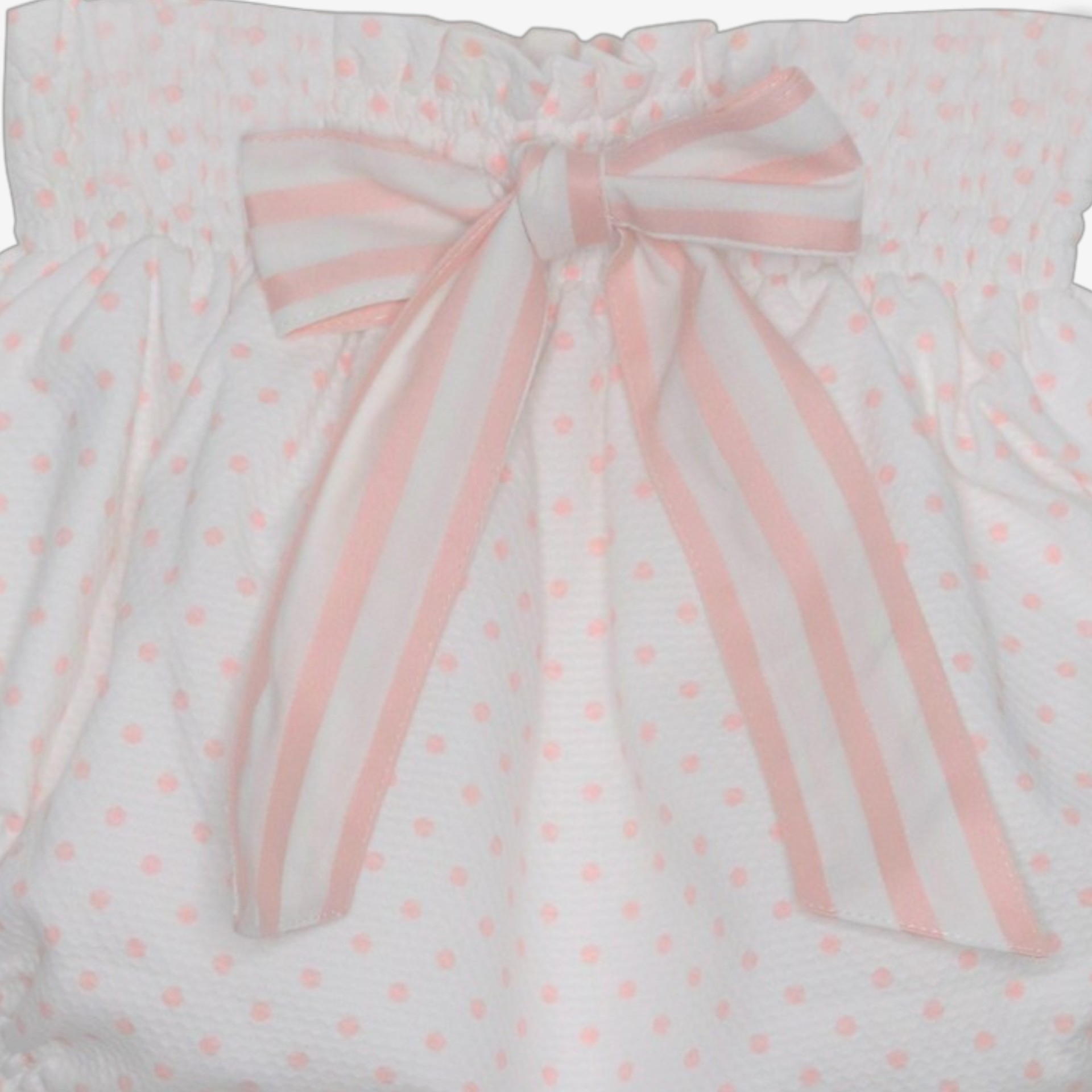 Bloomer ivoire avec points rose