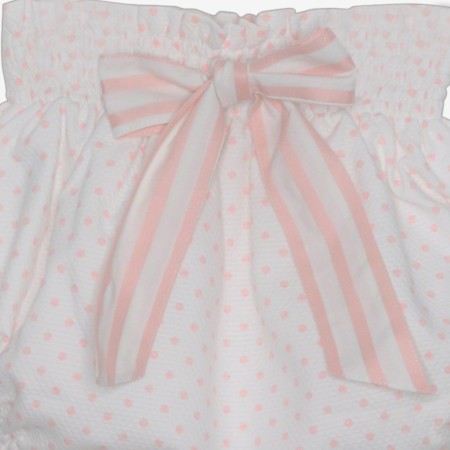 Ivory with pink dots knicker