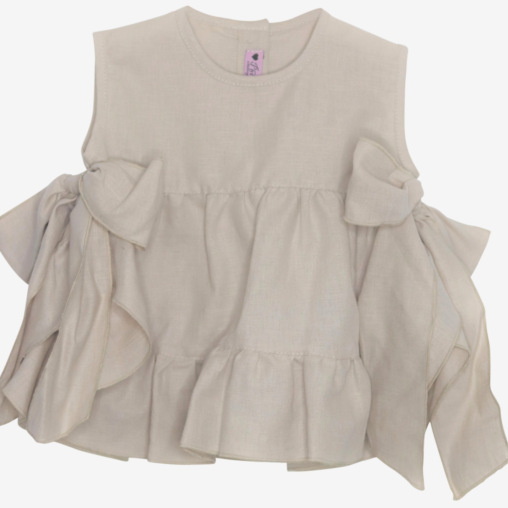 Beige linen tunic
