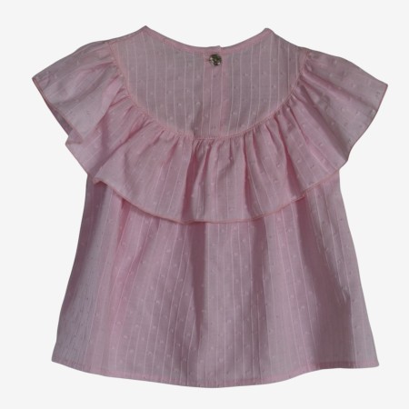 Pink Plumeti blouse