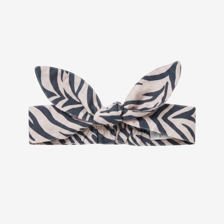 bandeau zébré gris et saumon bandeau zébré gris et saumon