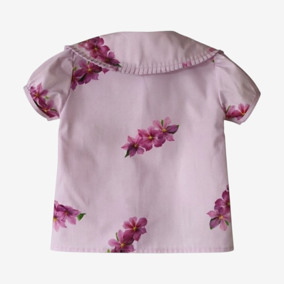 Lilac Floral Blouse