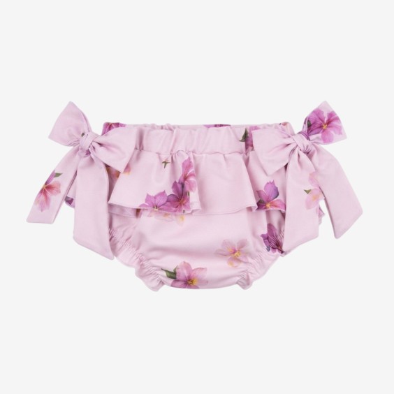 Lilac floral swim briefs