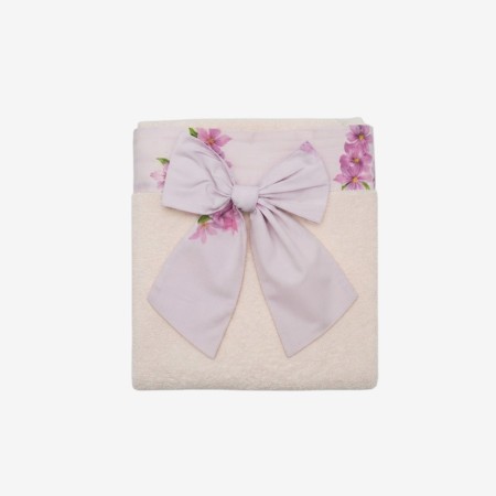 Lilac floral towel Lilac floral towel