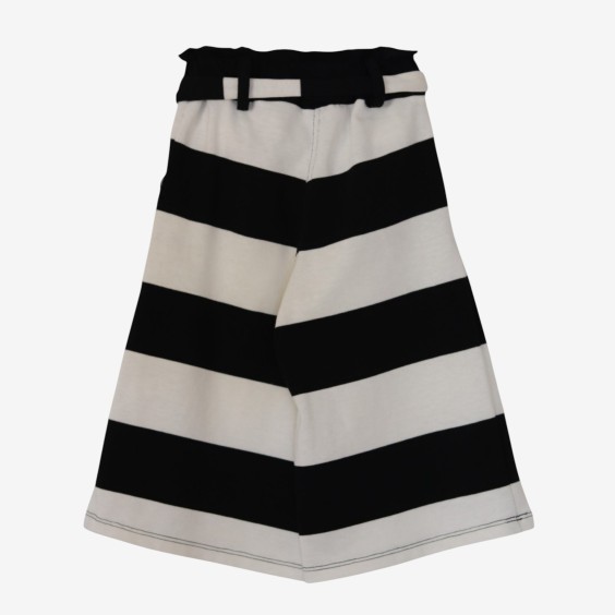 Black and white striped pants 