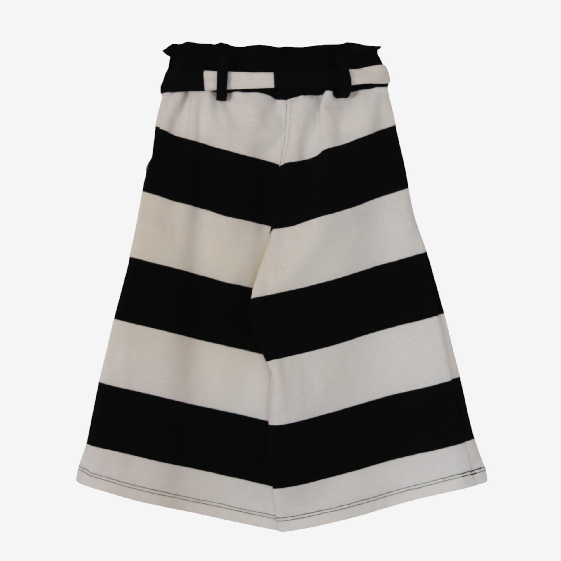 Pantalon à rayures noires et blanches