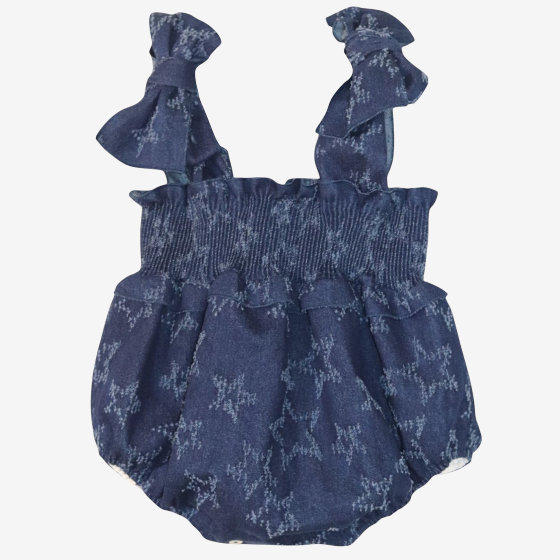 Barboteuse étoiles en denim