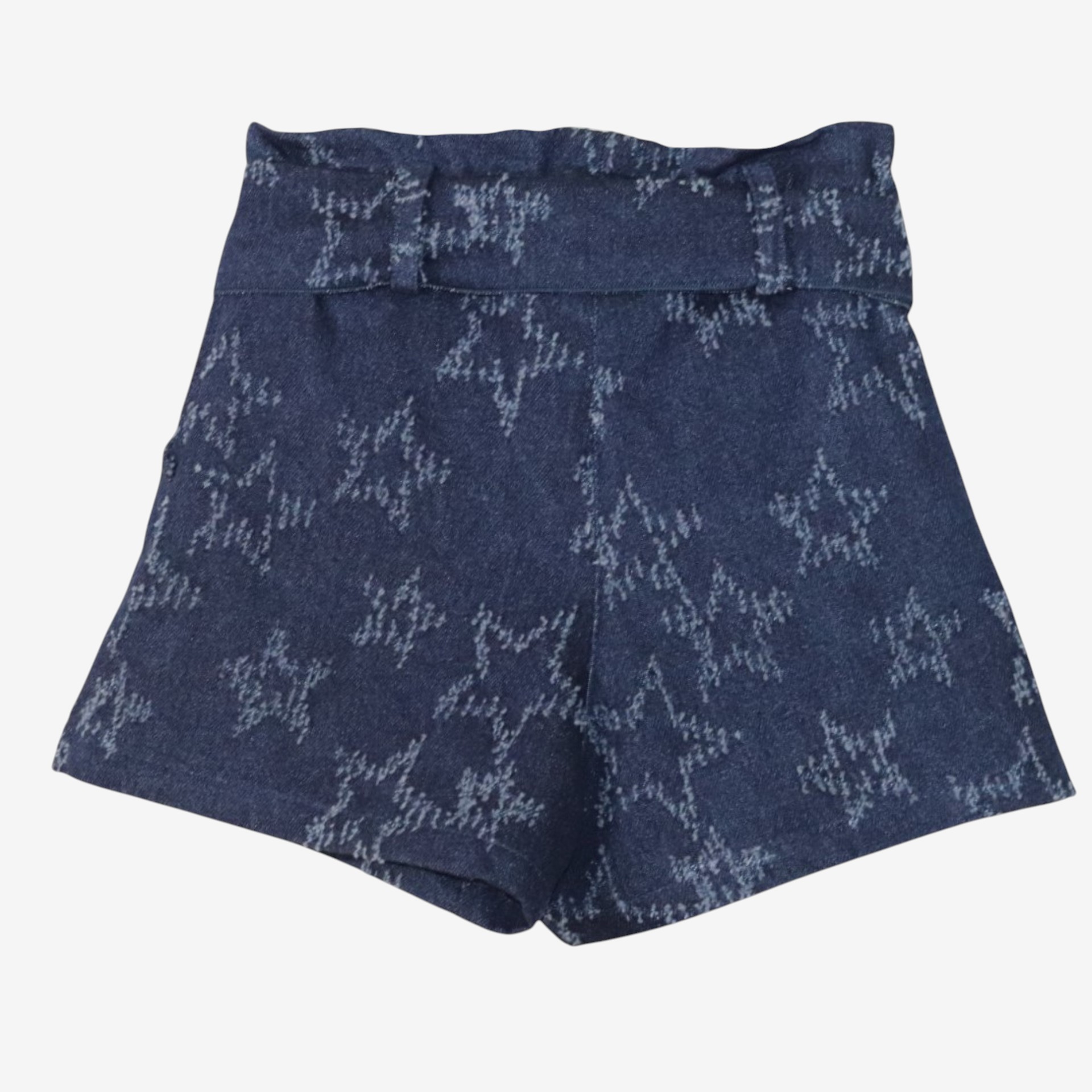 Short en jean à étoiles