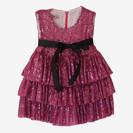 Classic Lilac Sequin Dress
