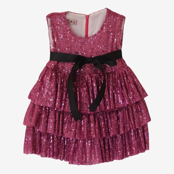 Classic Lilac Sequin Dress