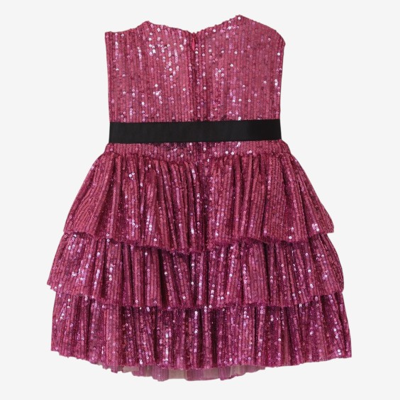 Classic Lilac Sequin Dress