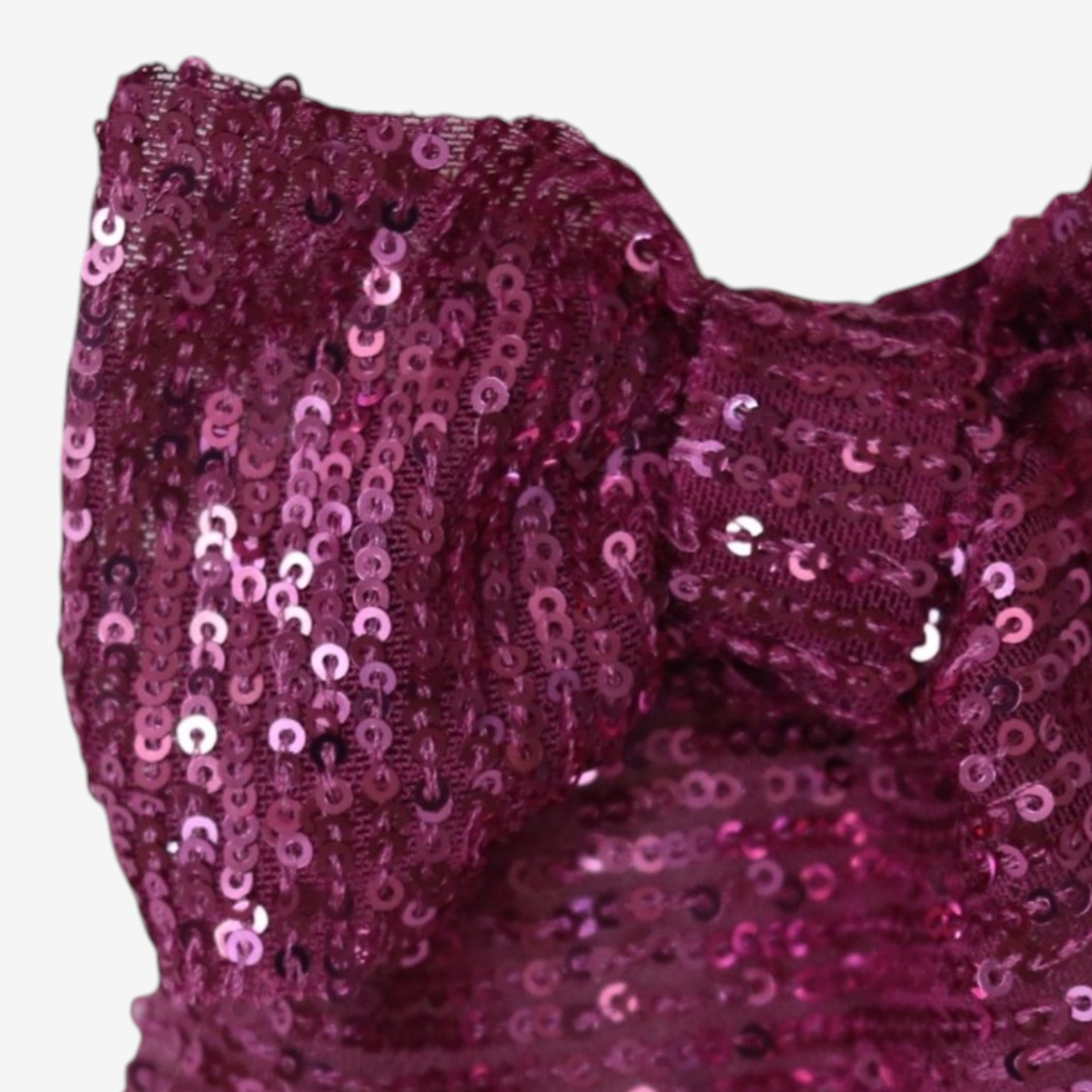 Lilac sequined bow