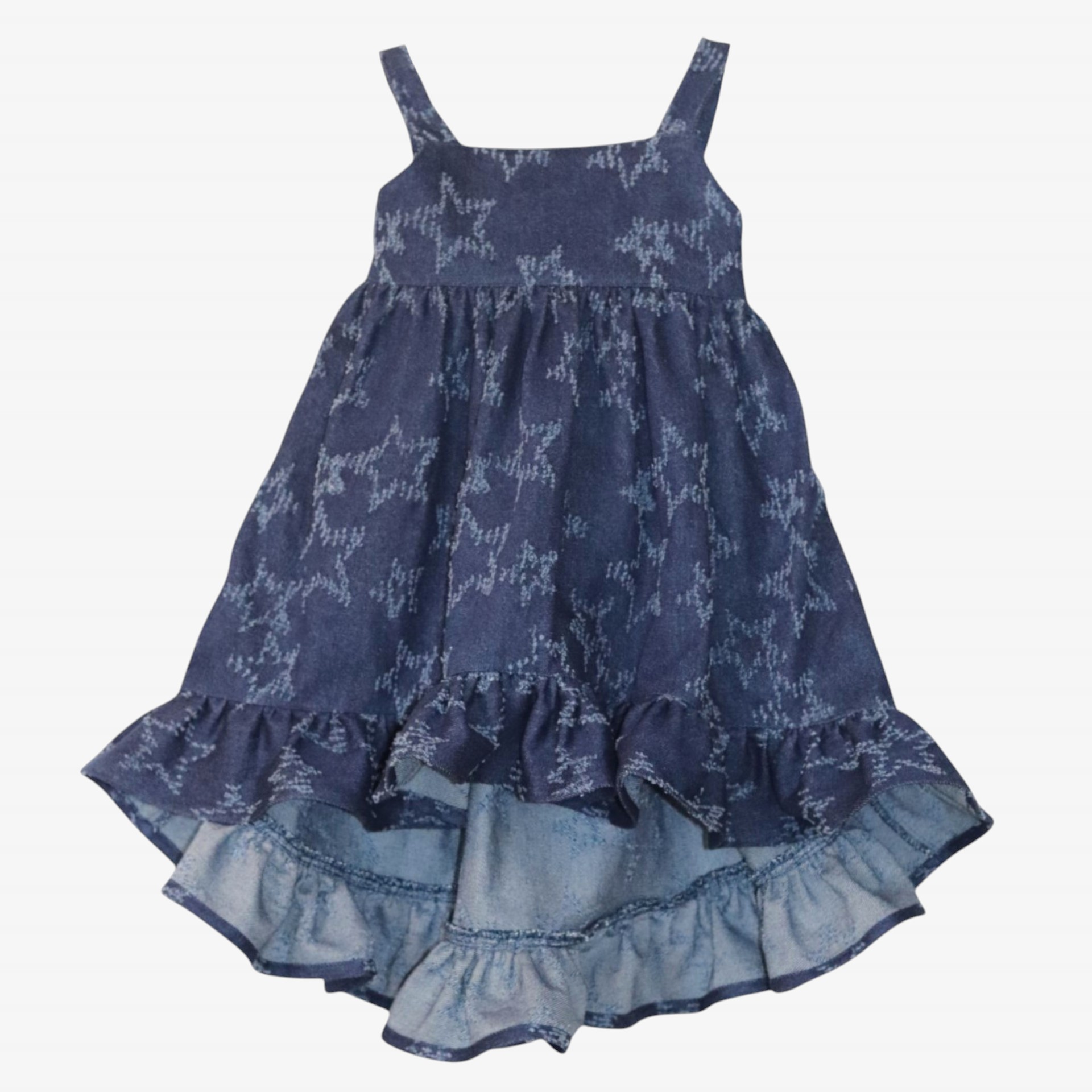 Robe en jean à étoiles