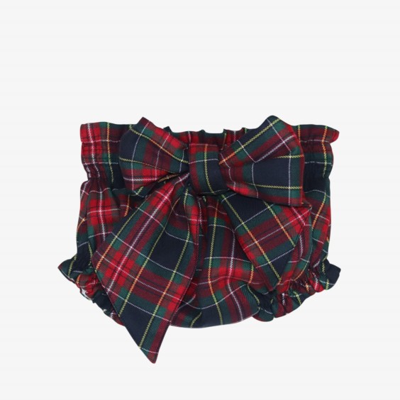 Blue and burgundy plaid Knicker
