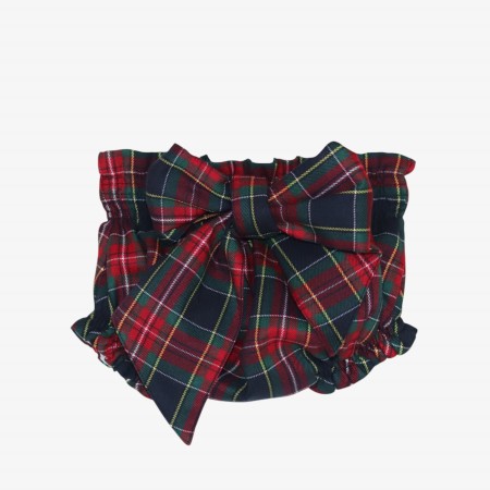 Blue and burgundy plaid Knicker Blue and burgundy plaid Knicker