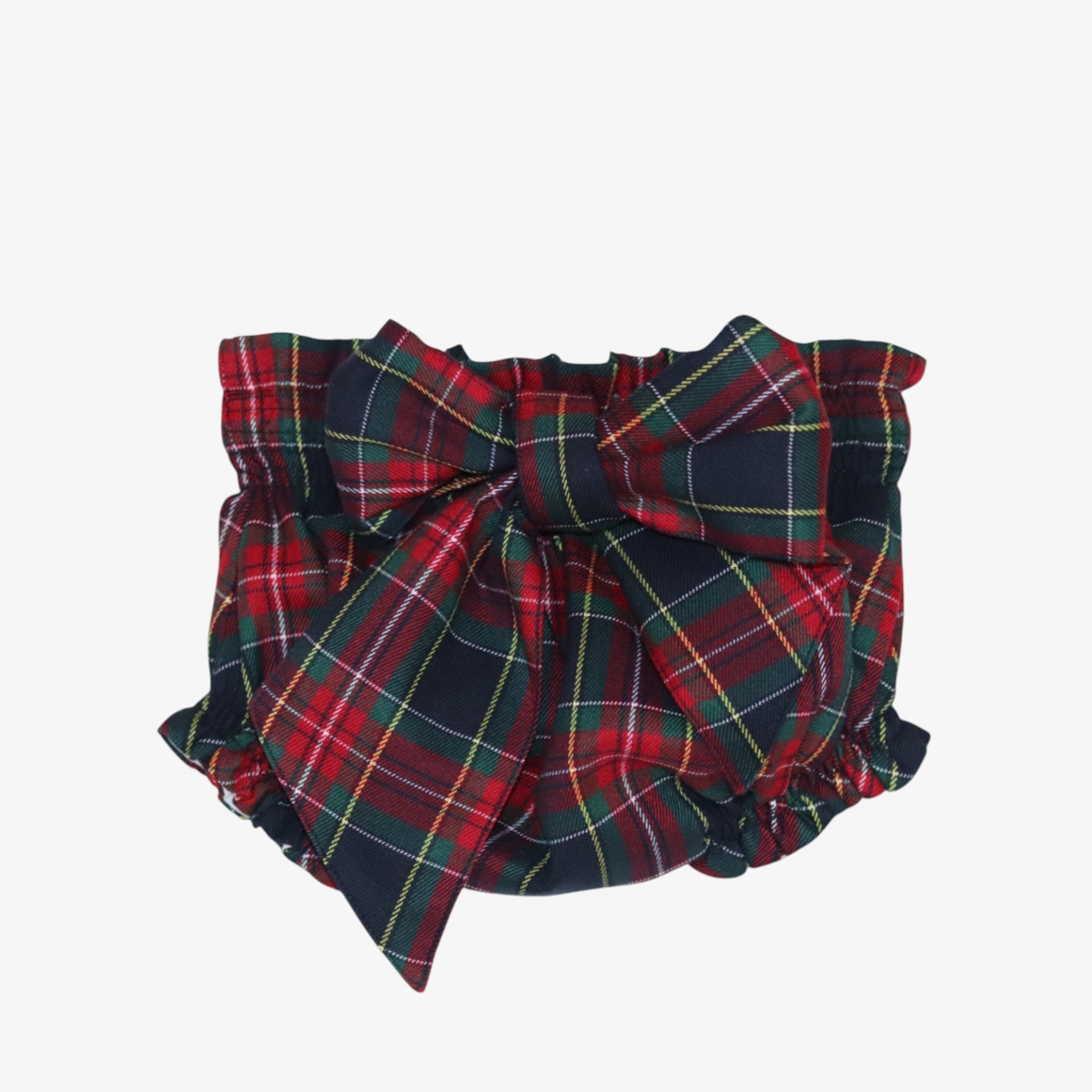 Culotte à carreaux bleus et bordeaux