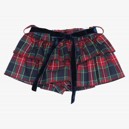 Blue and burgundy checkered skort Blue and burgundy checkered skort