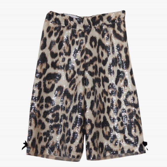 Leopard sequin pants