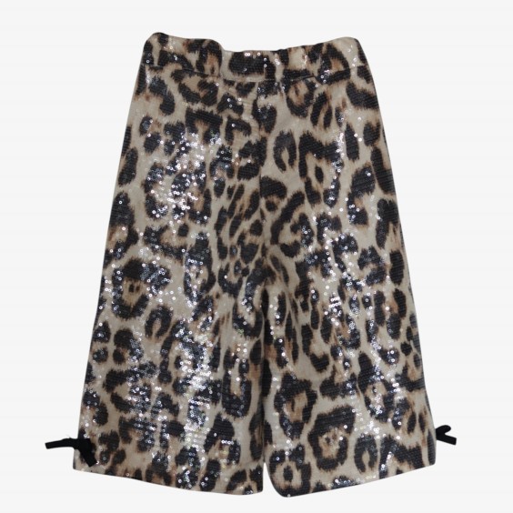Leopard sequin pants