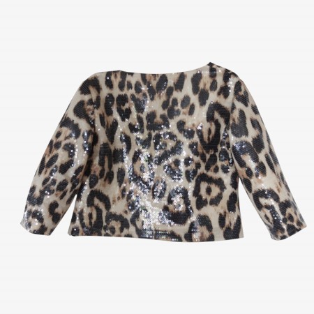 Leopard sequin coat Leopard sequin coat