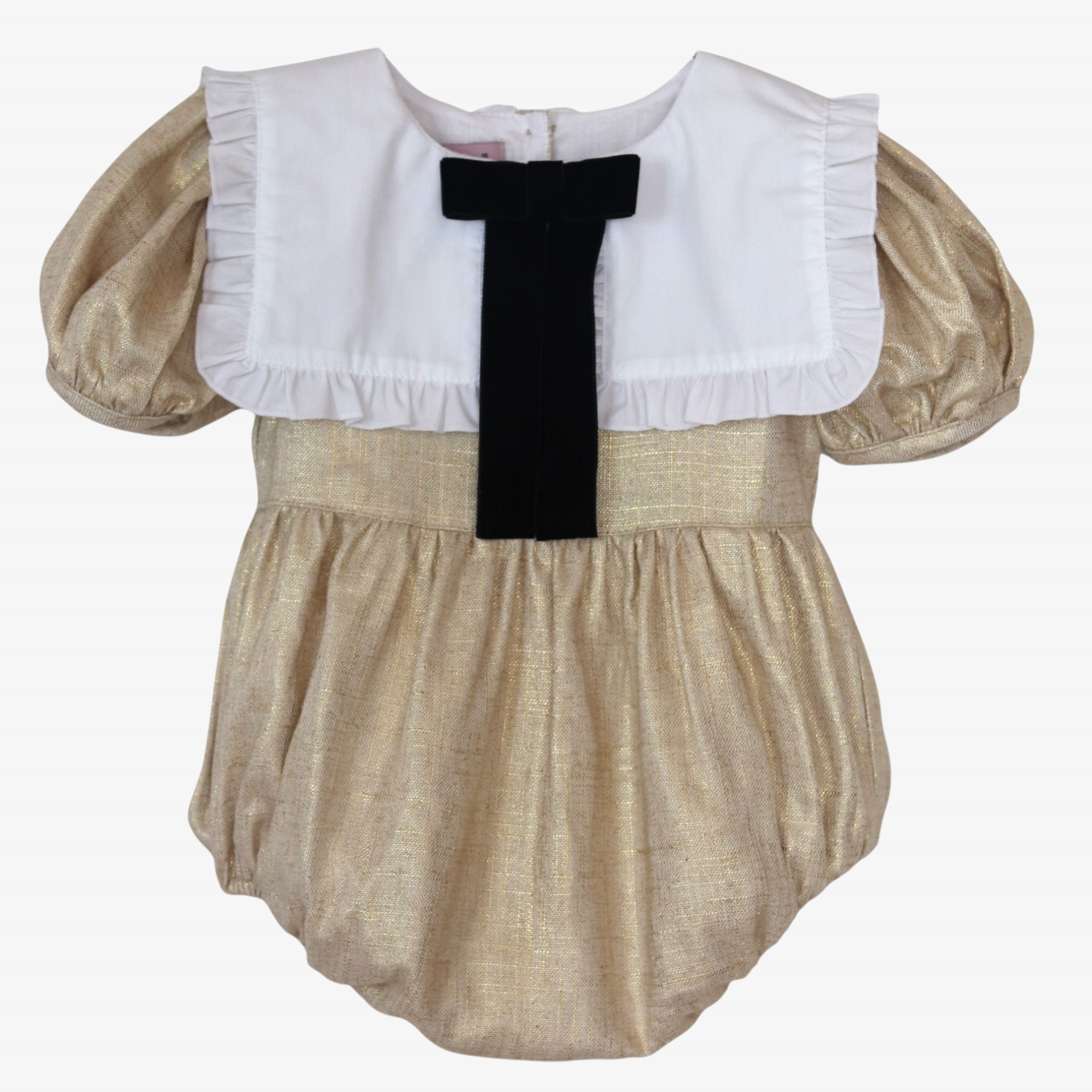 Romper golden linen