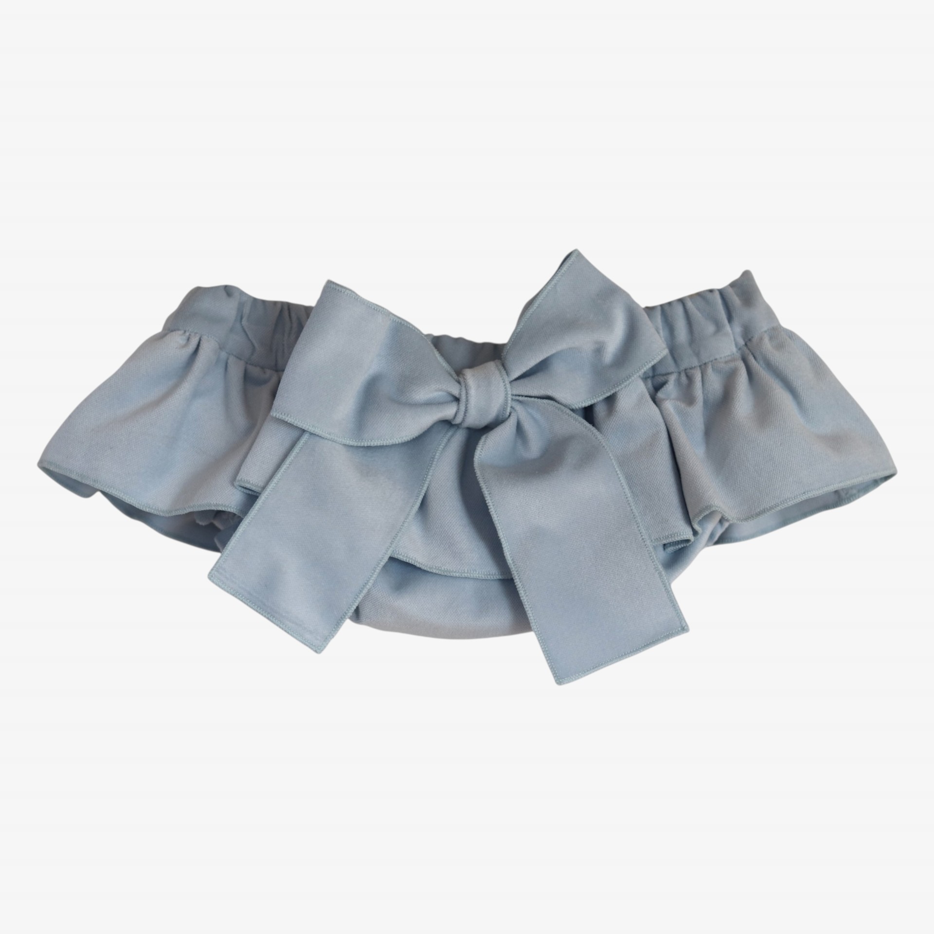 Baby blue velvet bloomer
