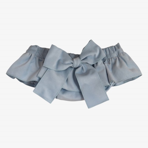 Baby blue velvet bloomer