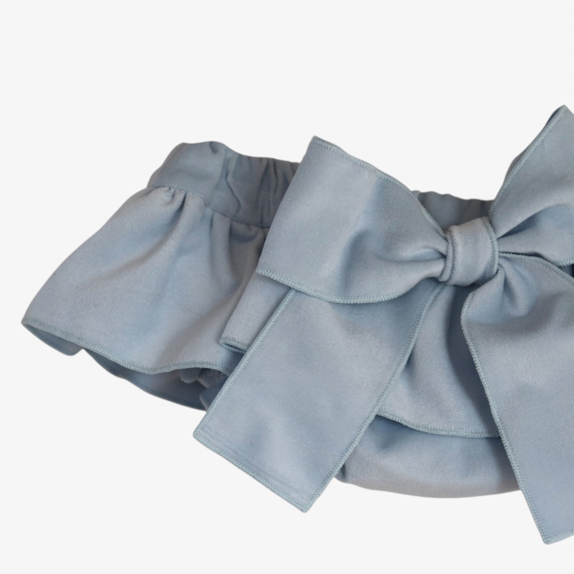 Baby blue velvet bloomer