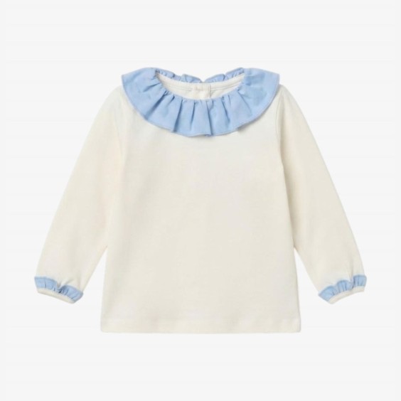 Blue Oxford collar Body/ T-shirt