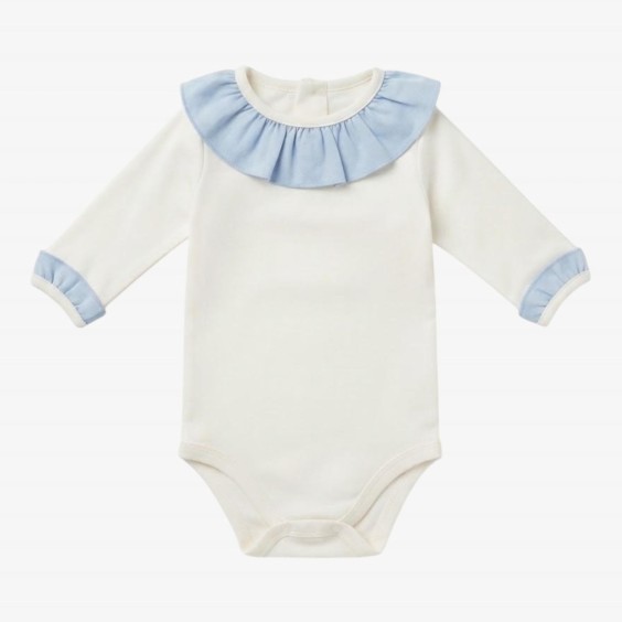 Blue Oxford collar Body/ T-shirt