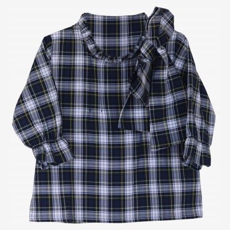 Blue plaid shirt