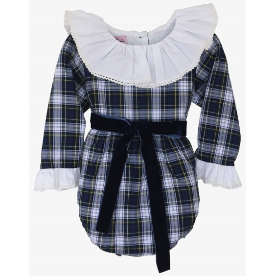 Blue plaid Romper Blue plaid Romper