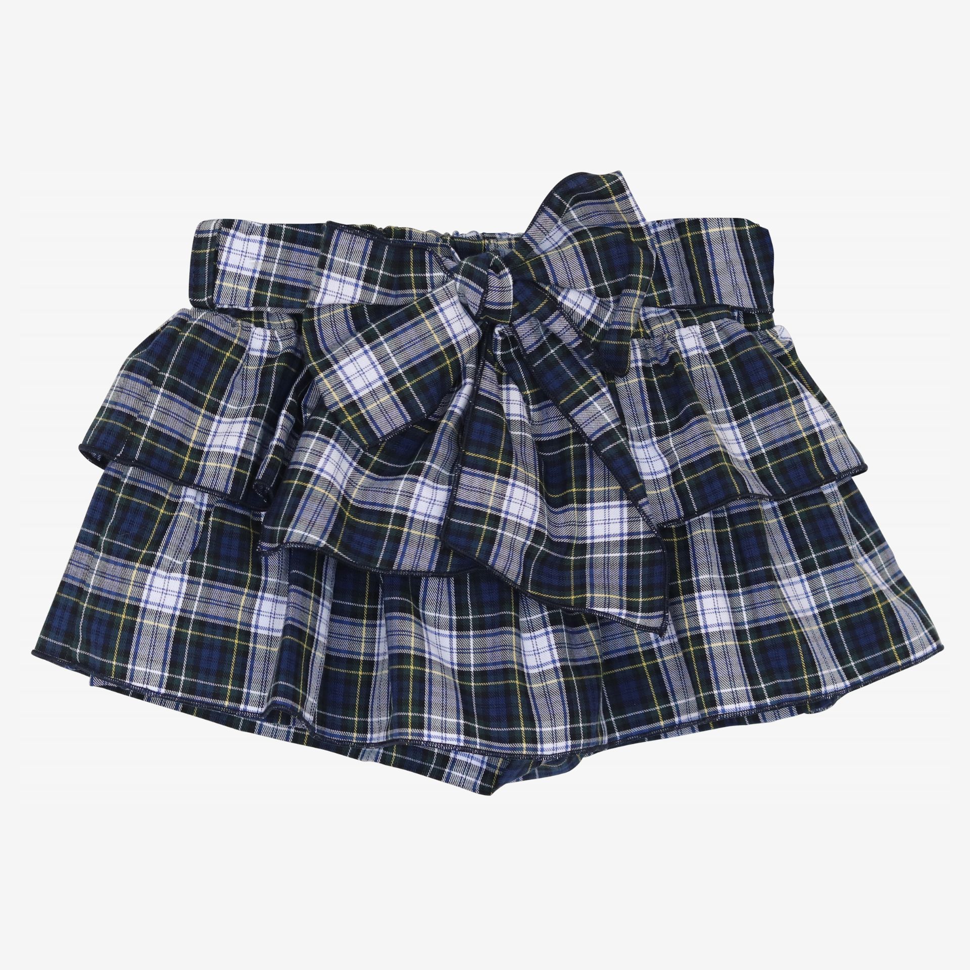 Blue plaid skort 