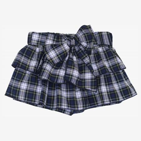 Blue plaid skort 