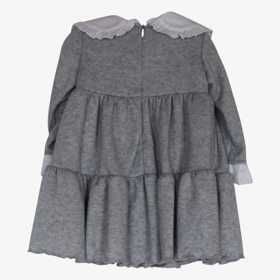 Ivory dress with black bows
