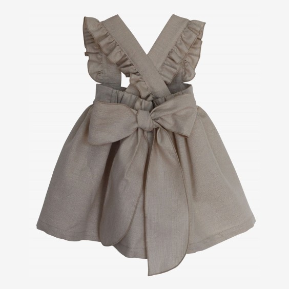 robe dorée à bretelles